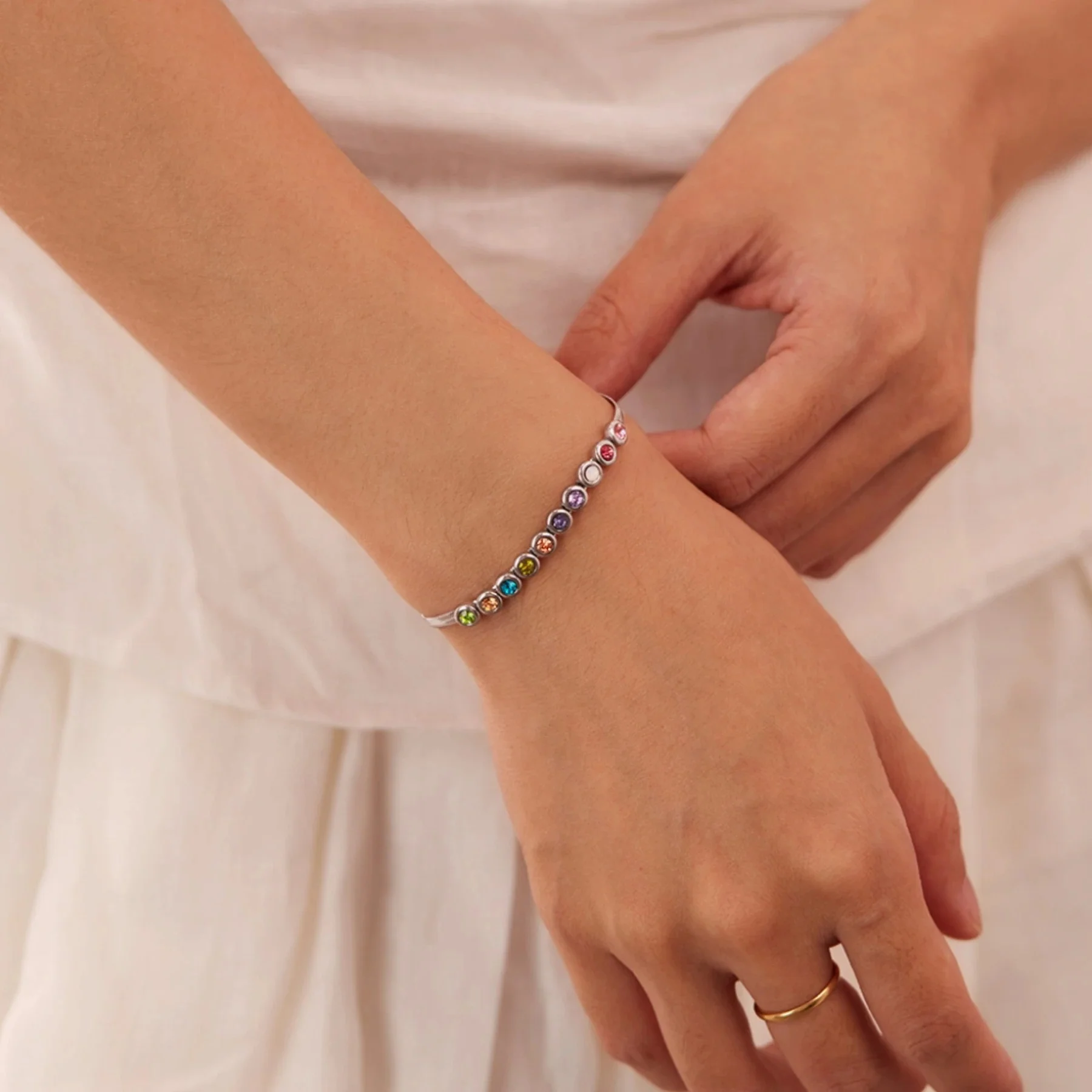 Colorful Mini Circles Bracelet - Image 5