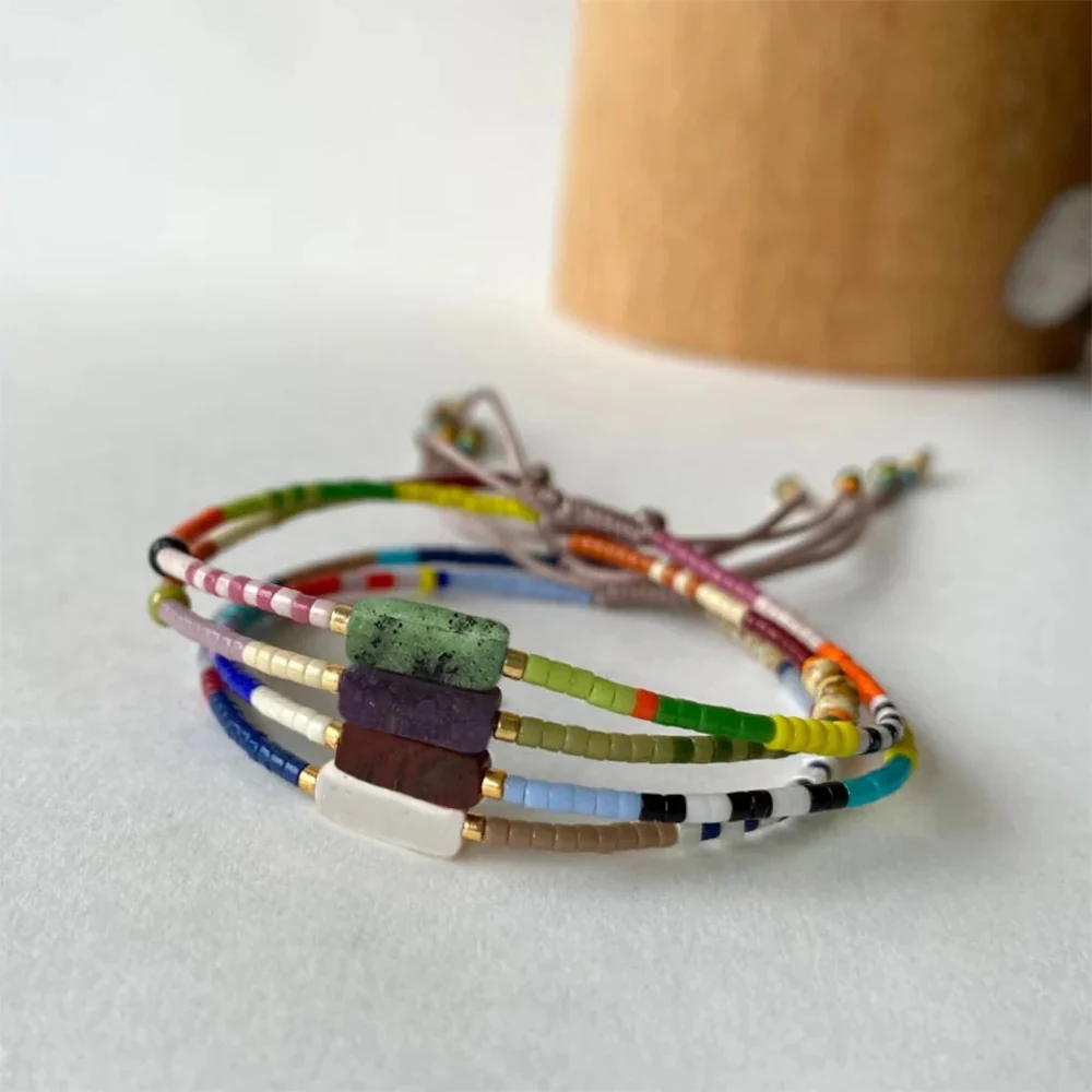 Colorful Miyuki Bead Bracelet - Image 2