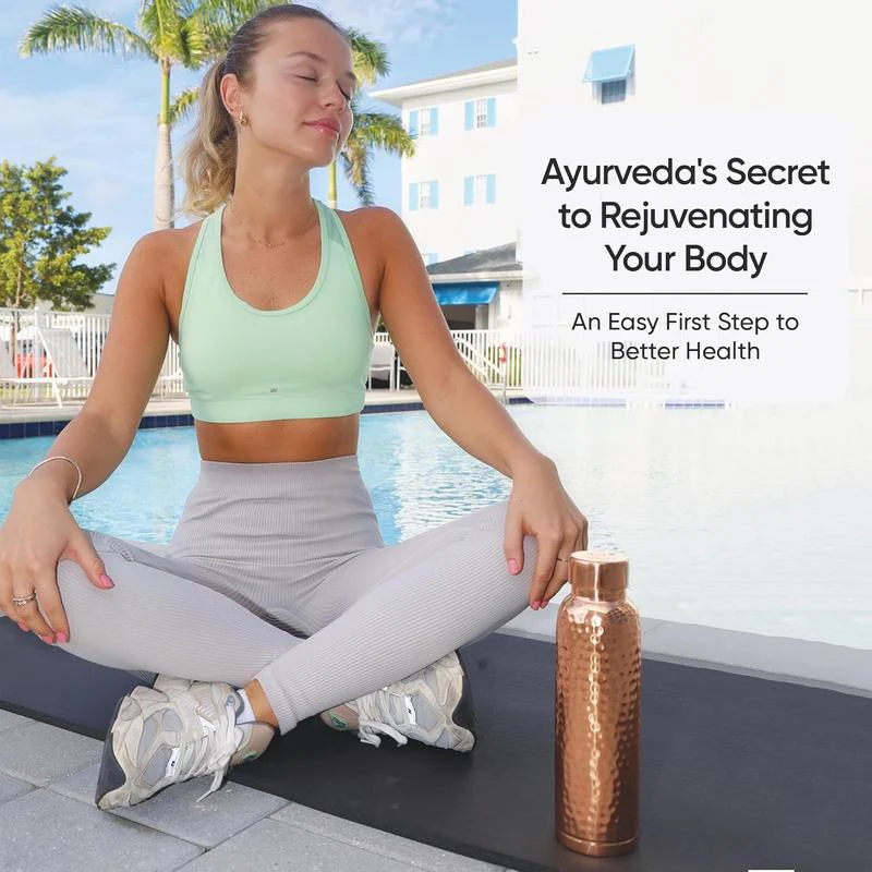 Copper Water Bottle - Image 2