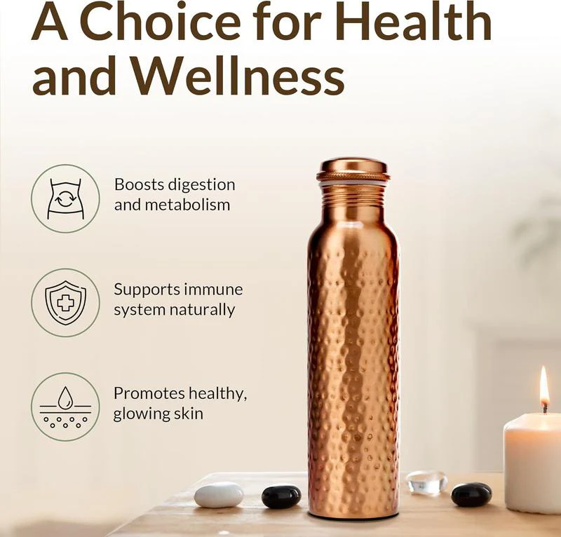 Copper Water Bottle - Image 3