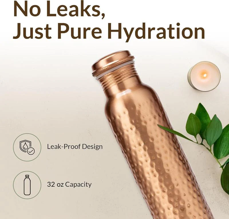 Copper Water Bottle - Image 5