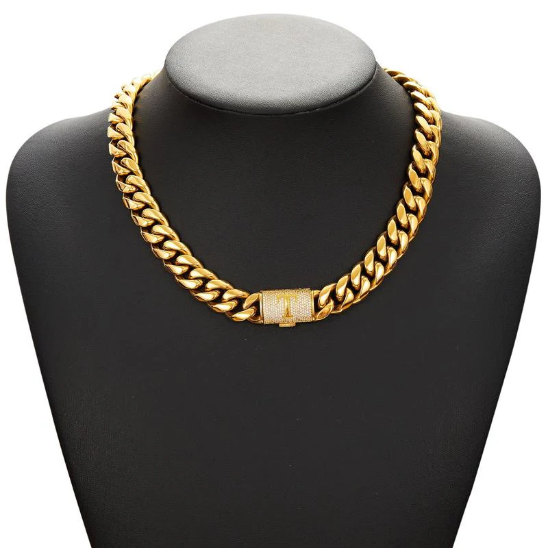 Cuban Link Letter Necklace - Image 23