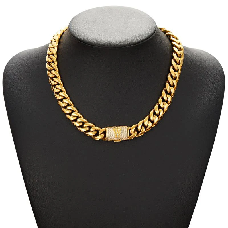 Cuban Link Letter Necklace - Image 27
