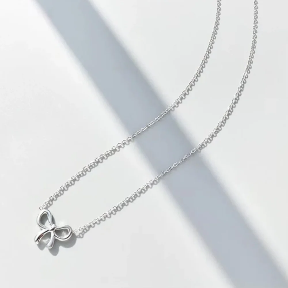 Dainty Bow Necklace - Image 3