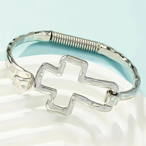 Dainty Cross Buckle Bracelet - Image 4