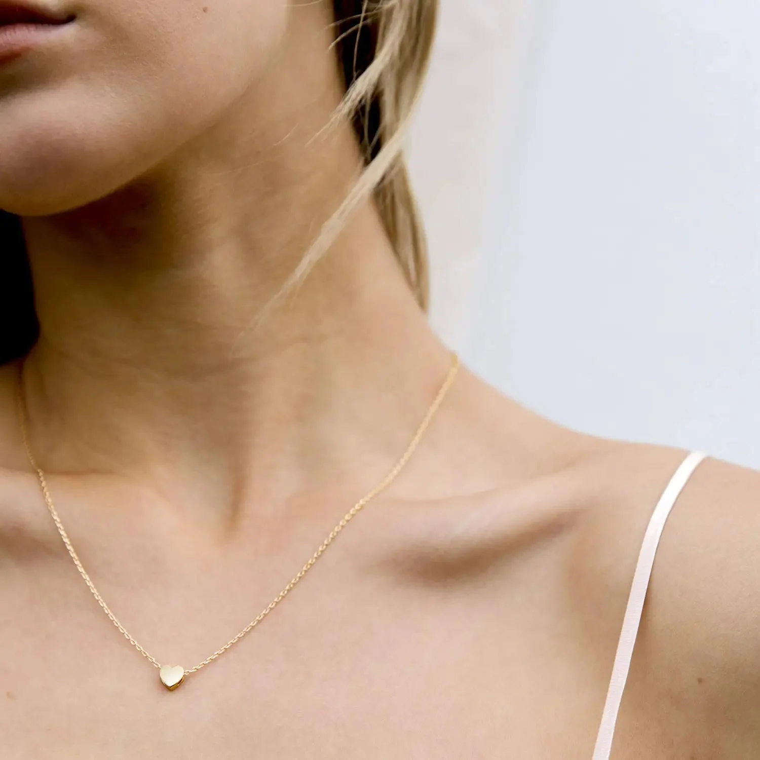 Dainty Heart Necklace - Image 3