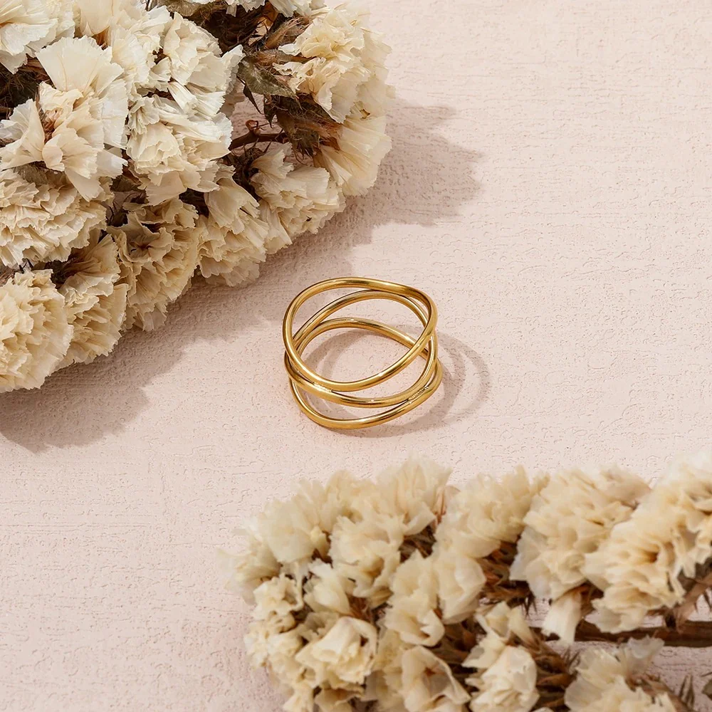 Dainty Infinity Loops Ring - Image 3