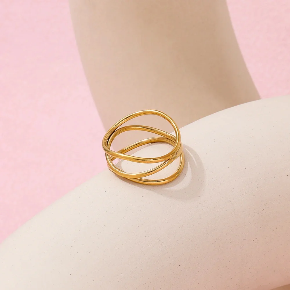 Dainty Infinity Loops Ring - Image 4
