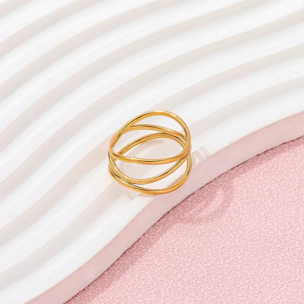 Dainty Infinity Loops Ring - Image 5