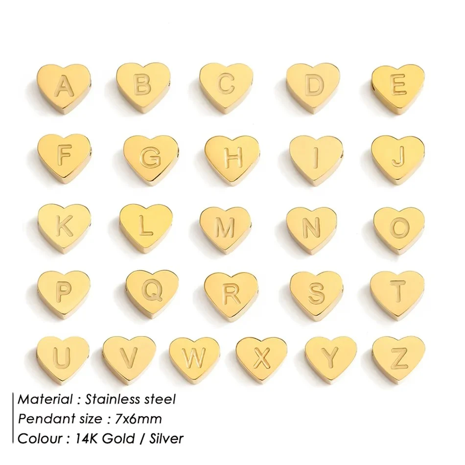 Dainty Initial Heart Bracelet - Image 5