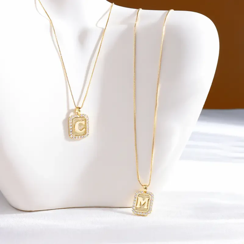 Dainty Initial Necklace - Image 5