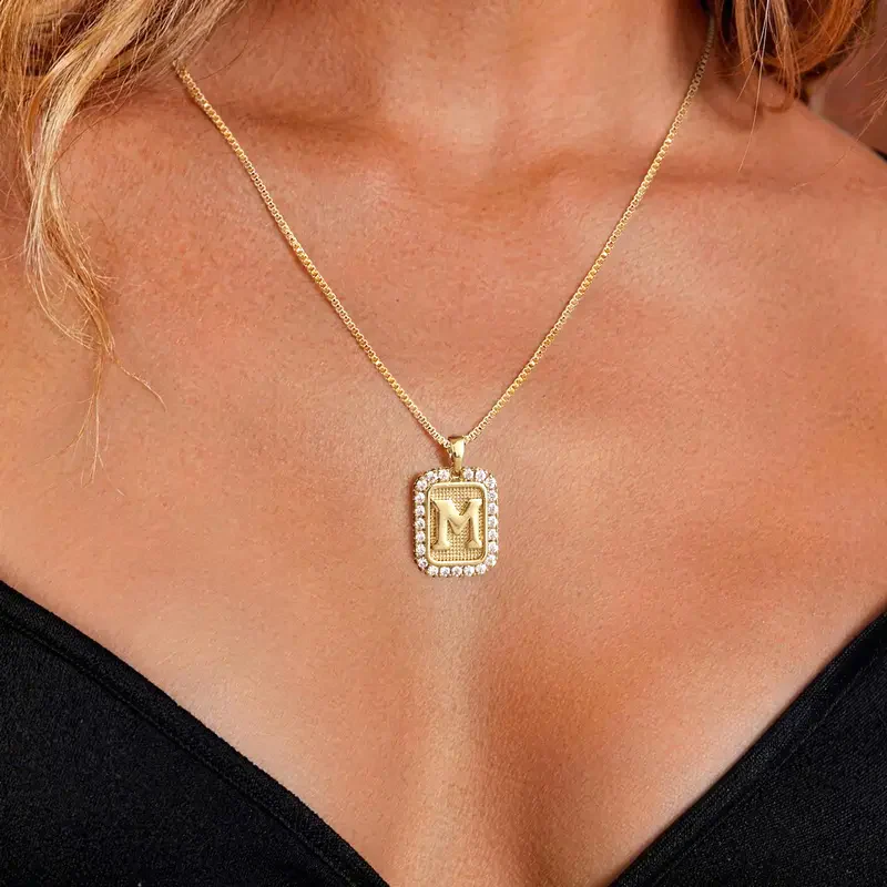 Dainty Initial Necklace - Image 6