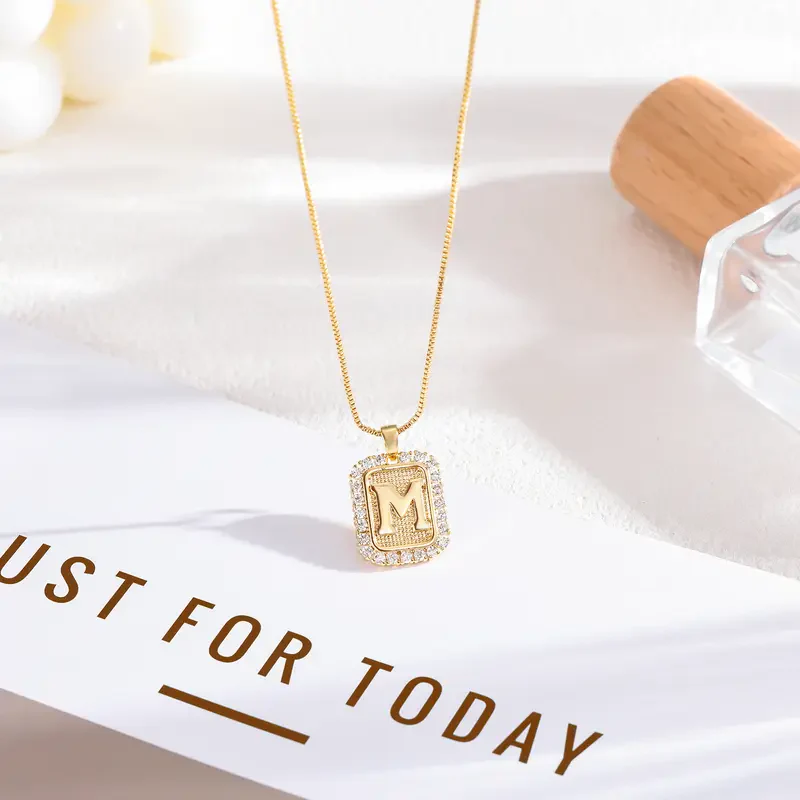 Dainty Initial Necklace - Image 7