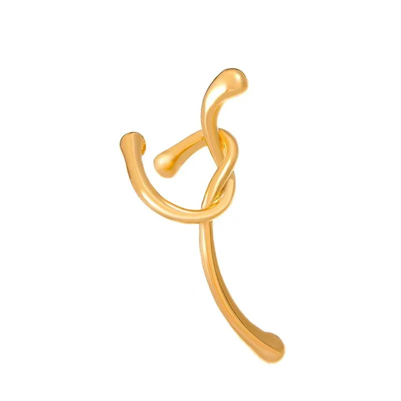 Dainty Knotted Ear Clip Earrings - Image 7