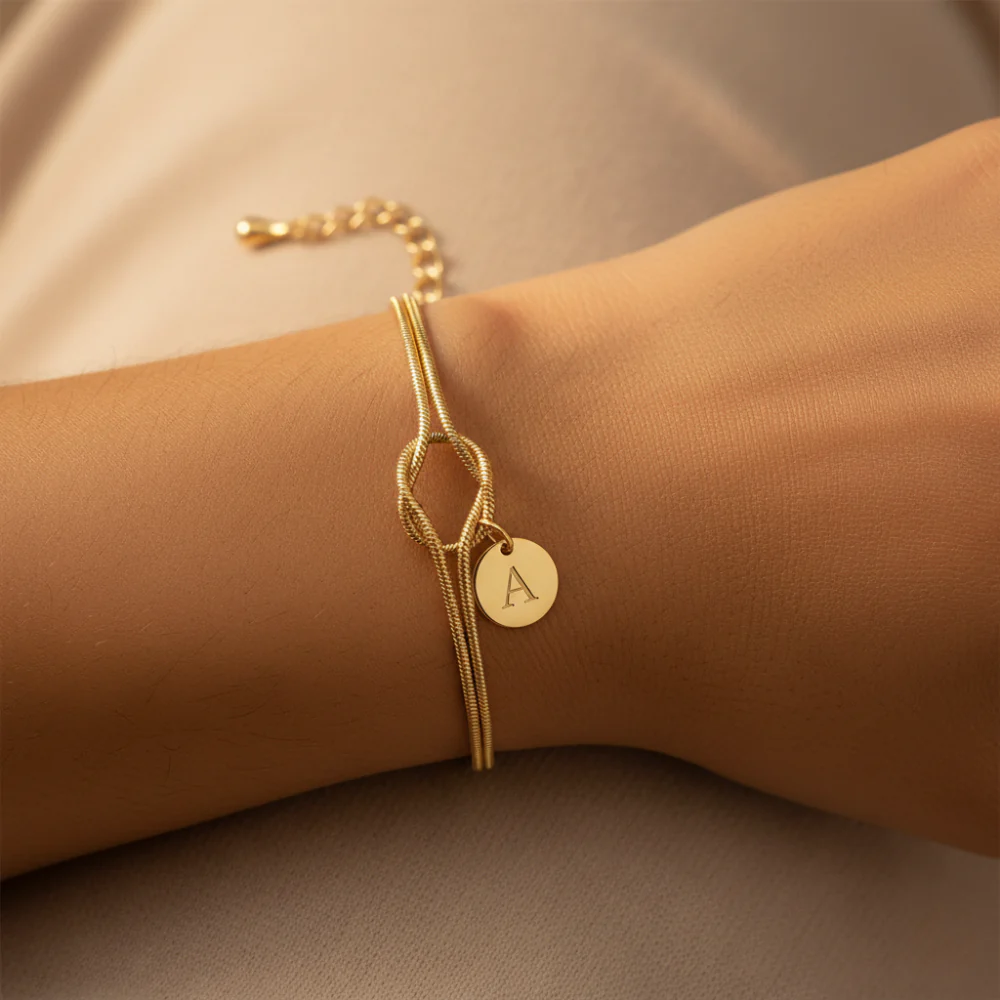 2pc Dainty Love Knot Bracelet - Image 10