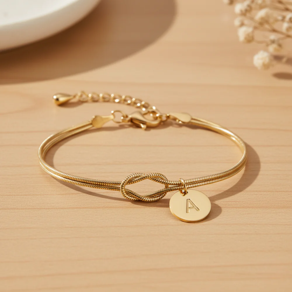 2pc Dainty Love Knot Bracelet - Image 3