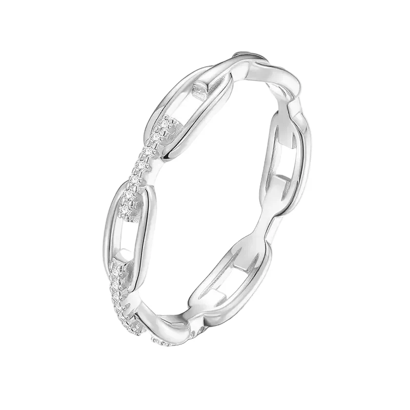Dainty Moissanite Ring
