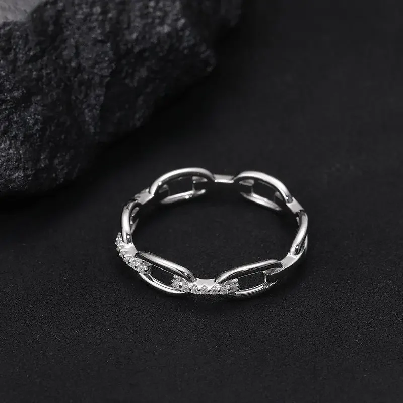Dainty Moissanite Ring - Image 4