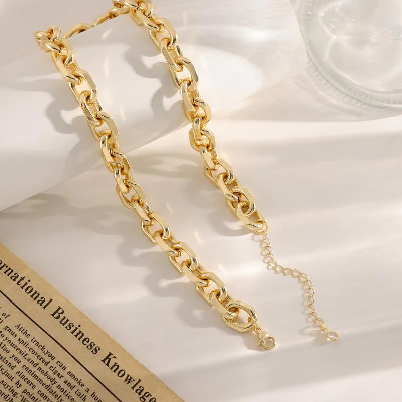 Dainty Paperclip Necklace - Image 5