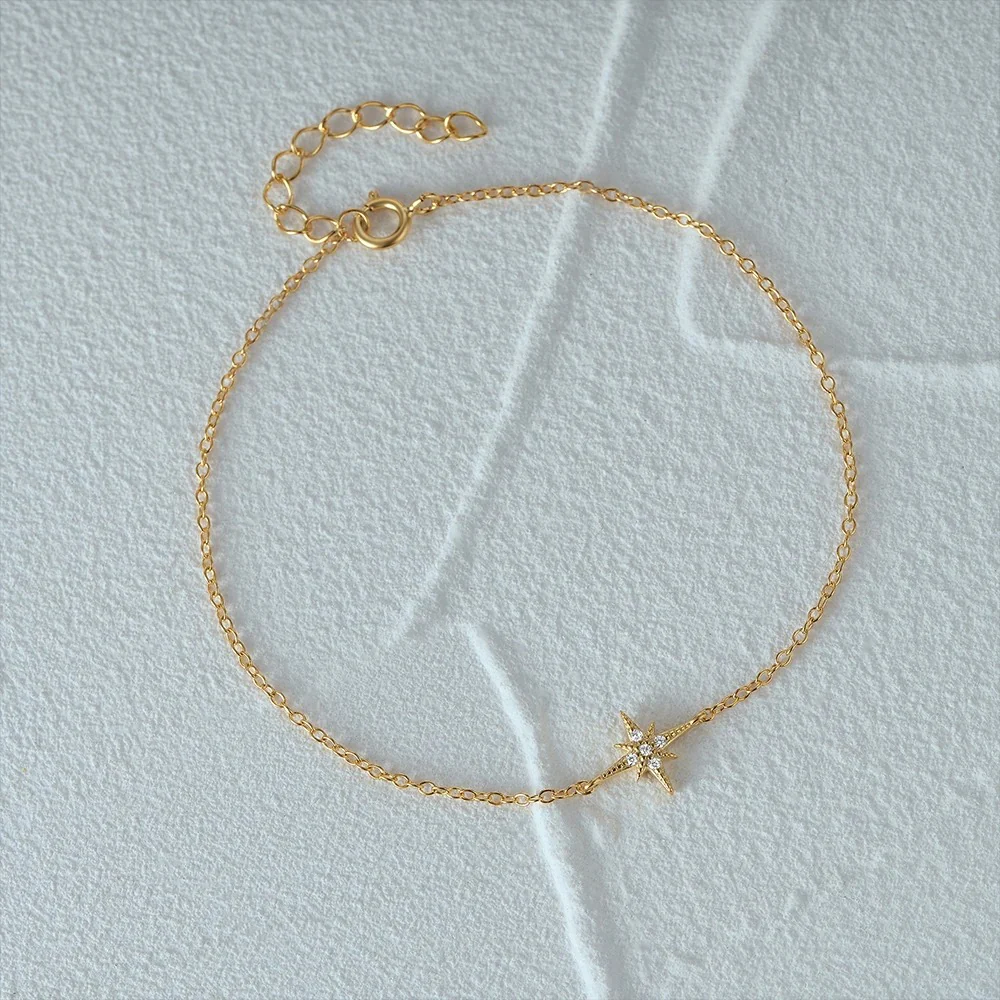 Dainty Pointed Star Bracelet - Image 5