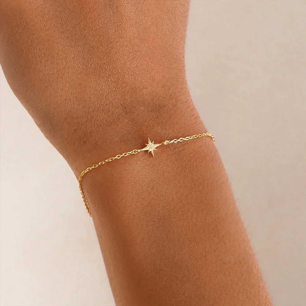 Dainty Pointed Star Bracelet - Image 7