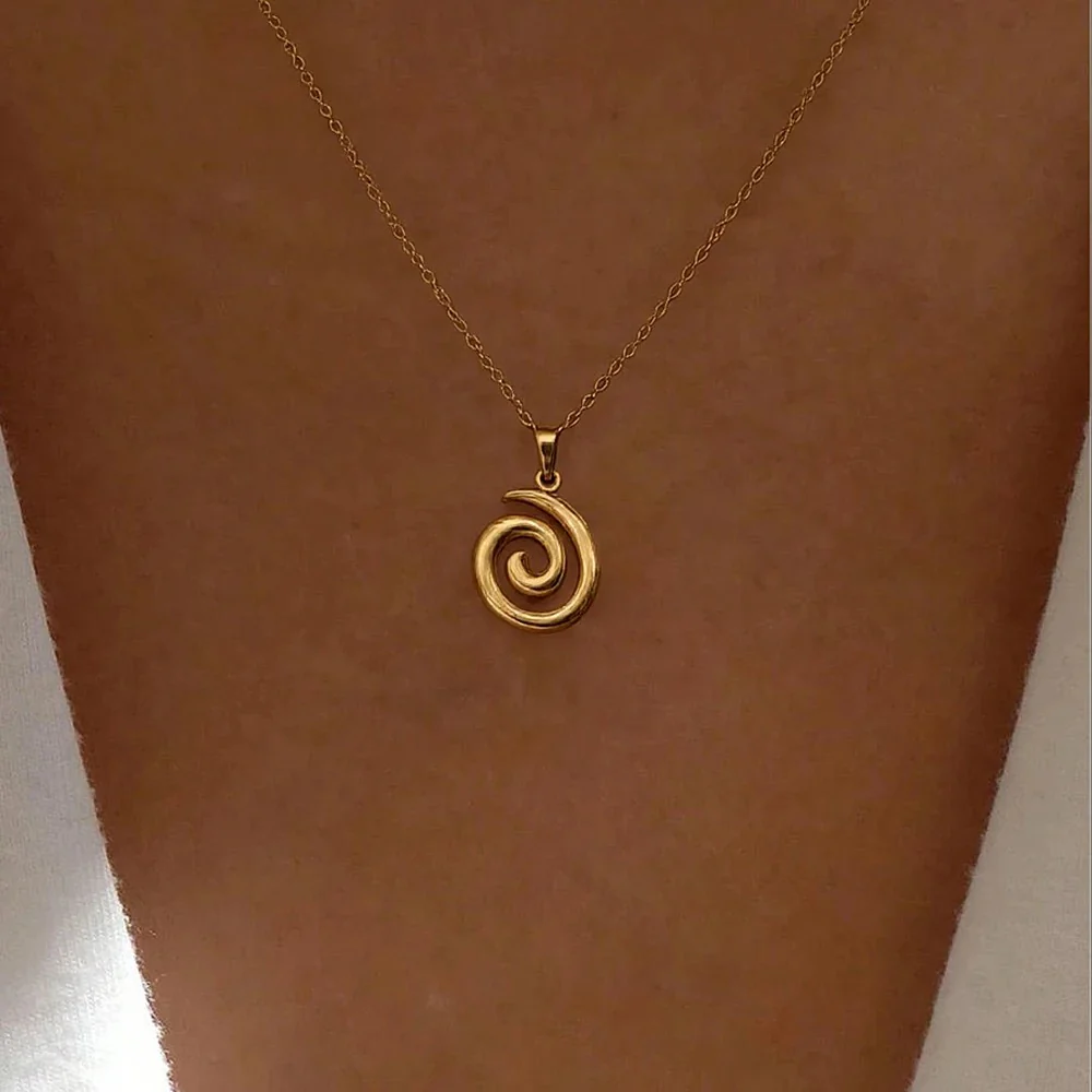 Dainty Spiral Necklace - Image 3