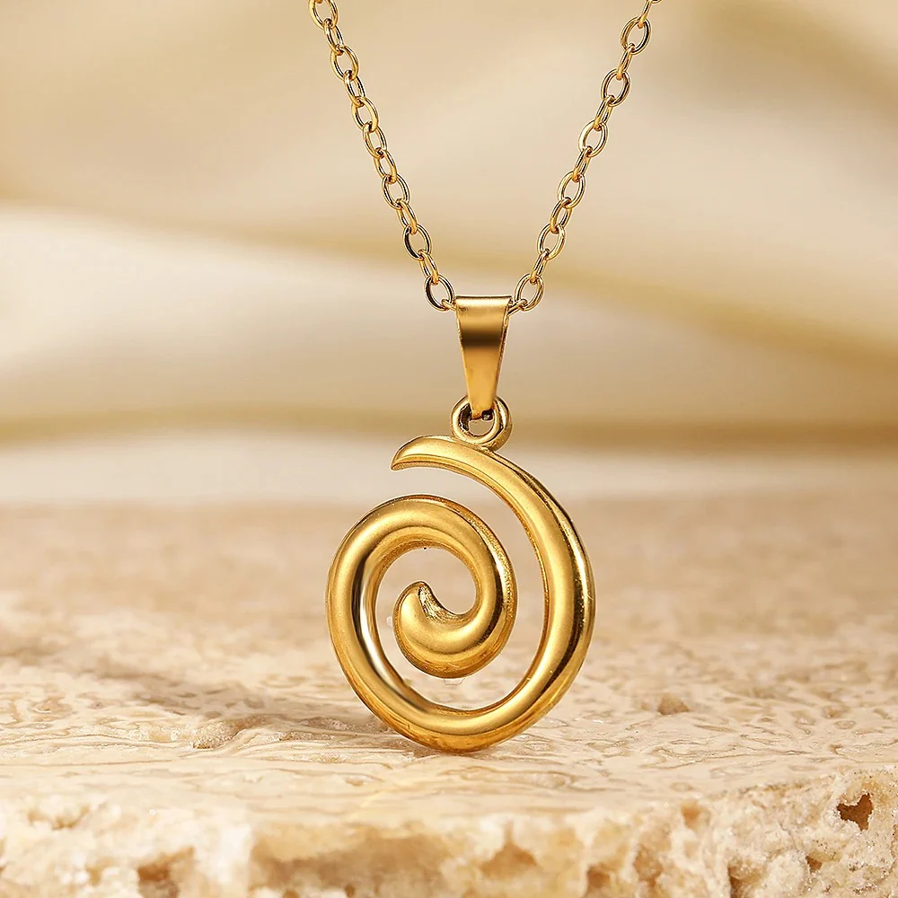 Dainty Spiral Necklace - Image 6