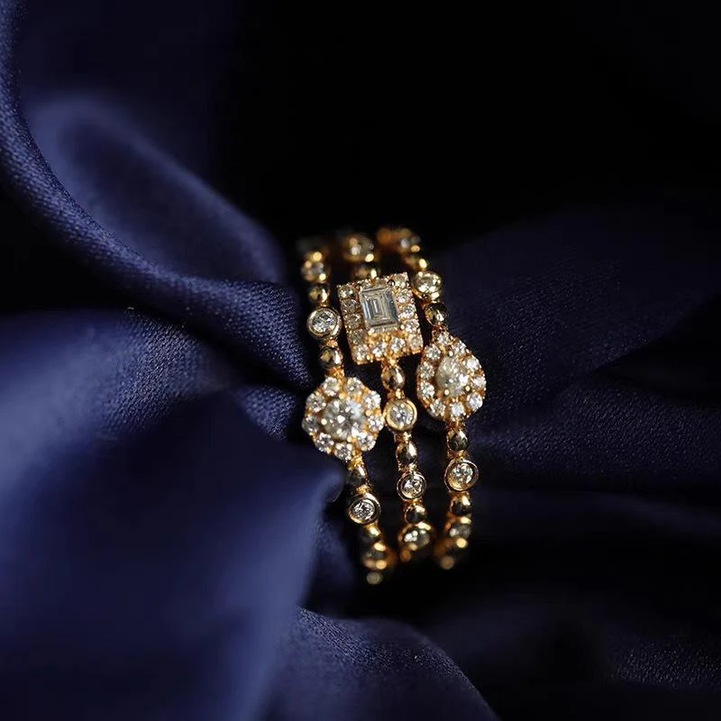 3pc Dainty Stackable Rings Set - Image 2