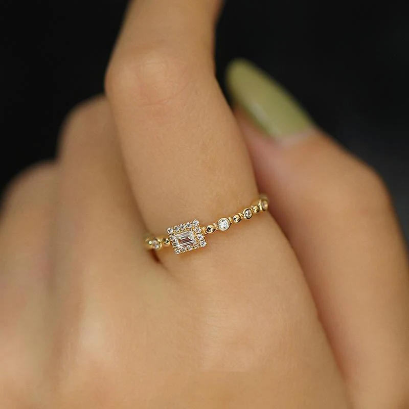 3pc Dainty Stackable Rings Set - Image 3