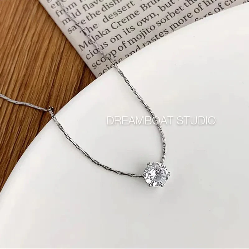 Dainty Stone Necklace - Image 7