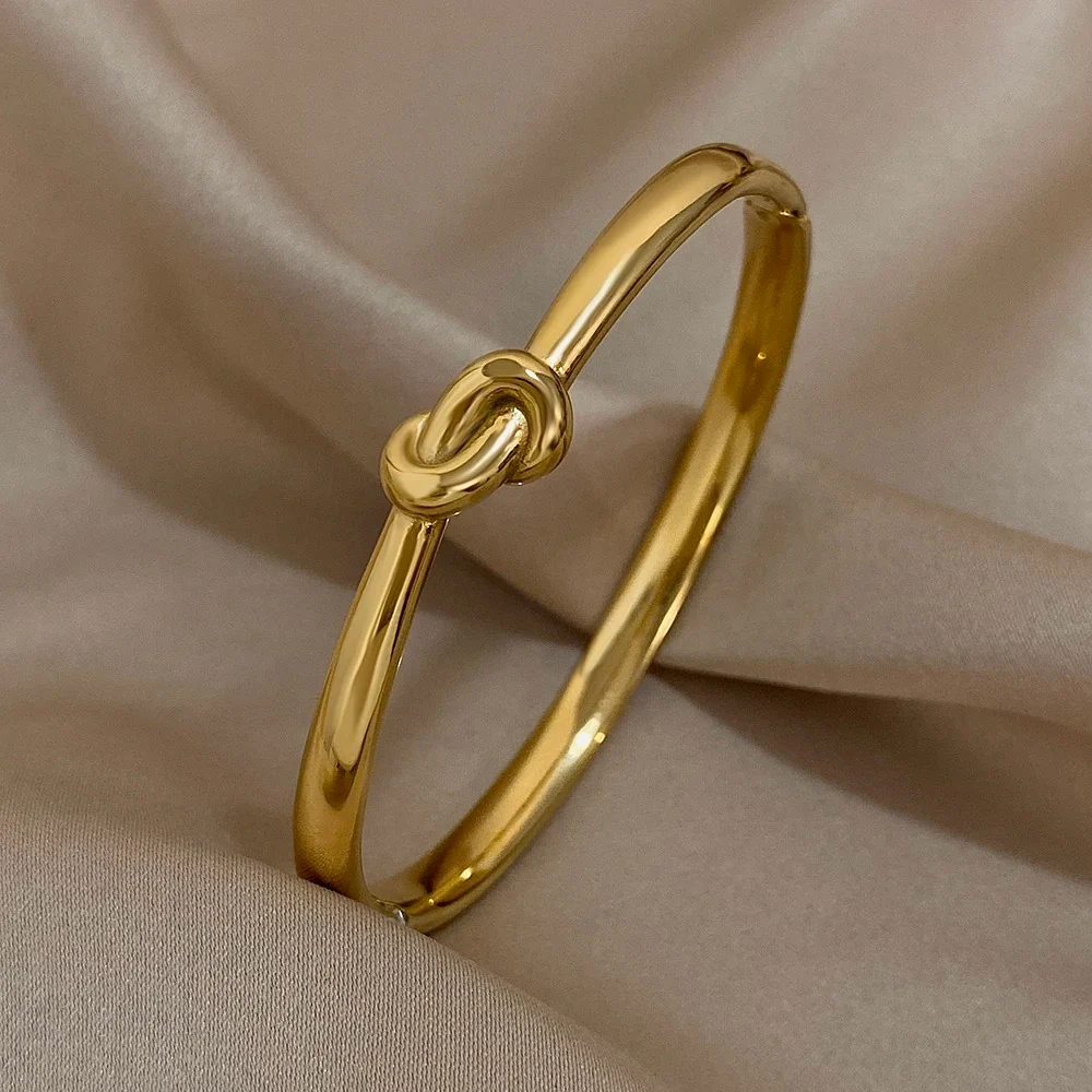 Dainty Thin Knotted Bracelet - Image 3