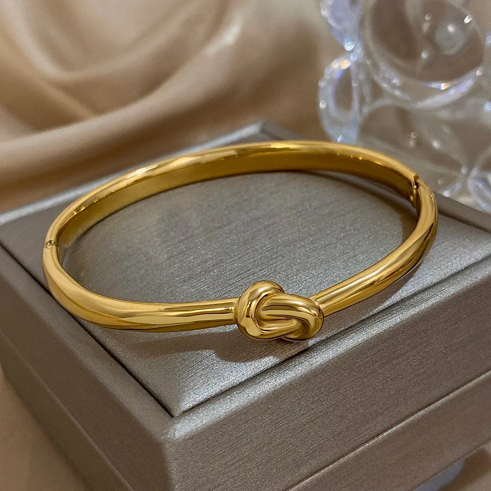 Dainty Thin Knotted Bracelet - Image 5