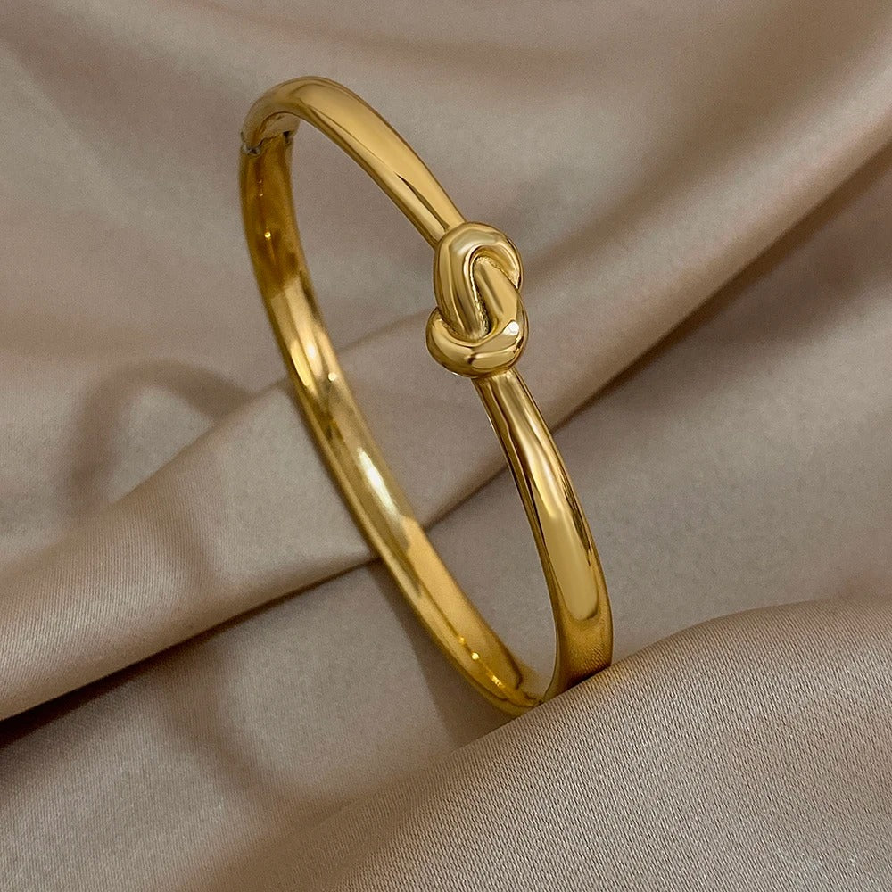 Dainty Thin Knotted Bracelet - Image 7