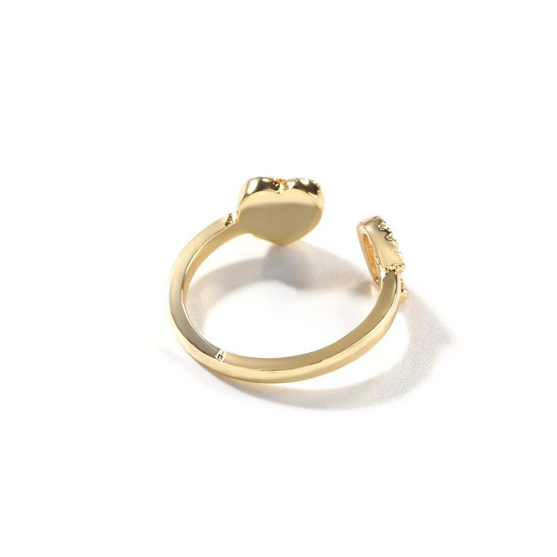 Diamond Initial Ring - Image 3