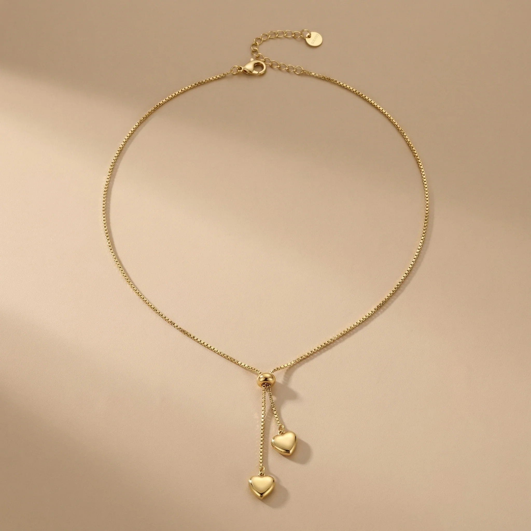 Double Heart Necklace - Image 2