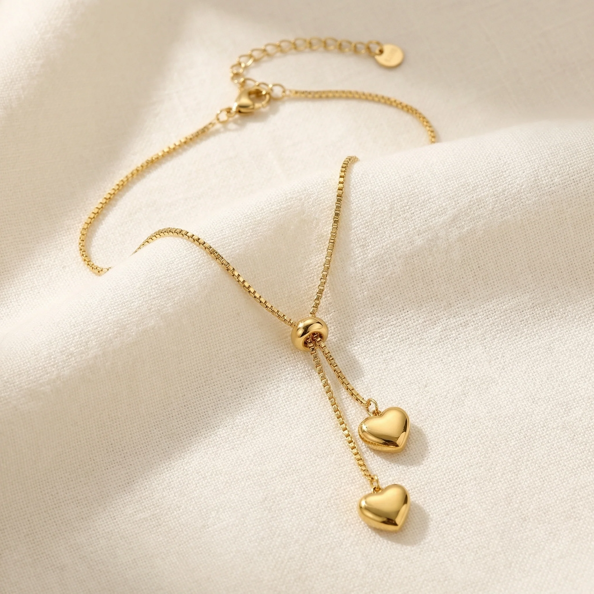 Double Heart Necklace - Image 4