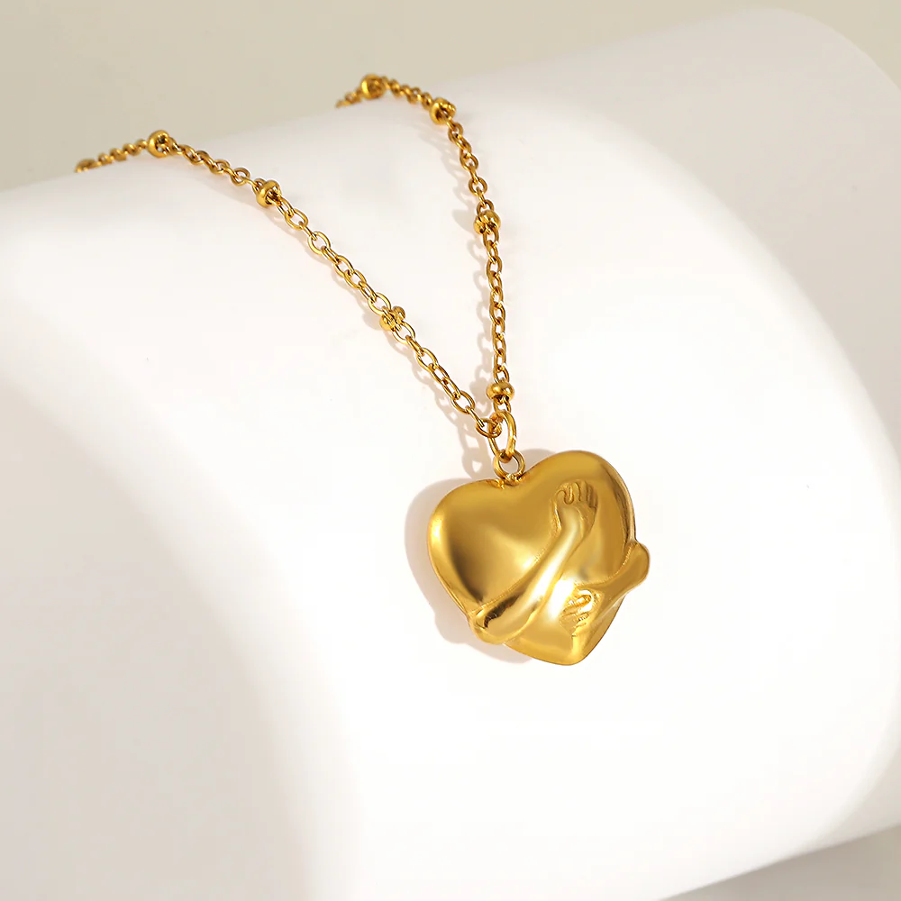 Embrace Heart Pendant Necklace - Image 5