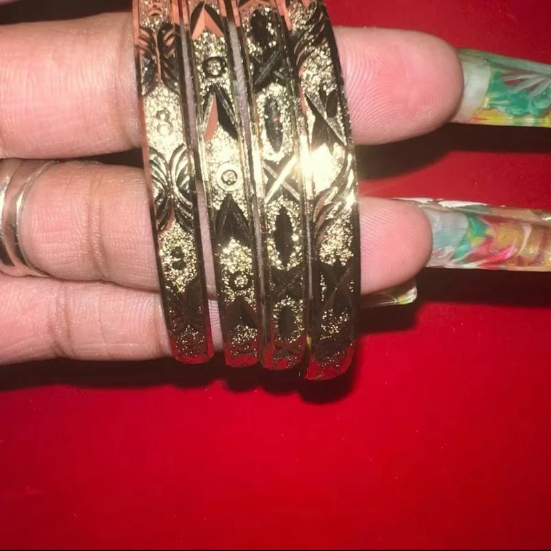 Empress Gold Bangles Set - Image 2