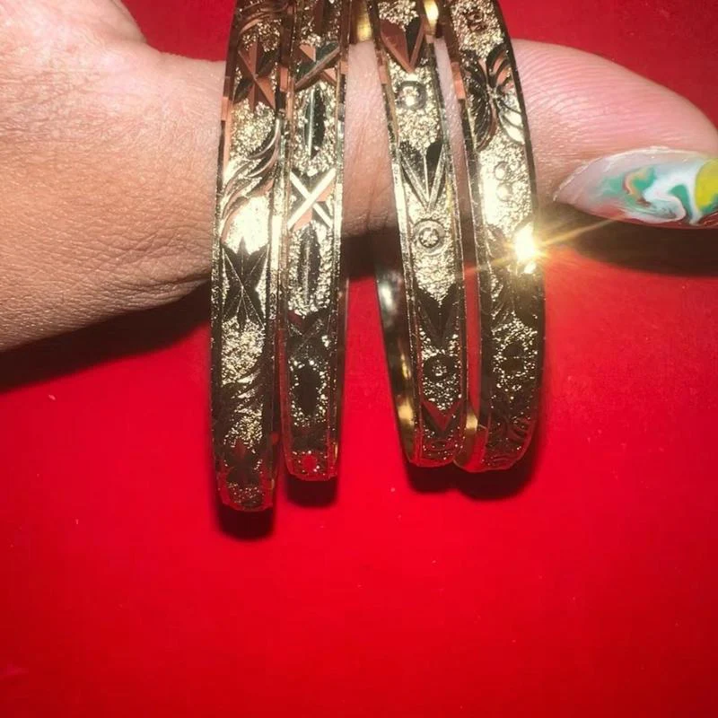 Empress Gold Bangles Set - Image 3