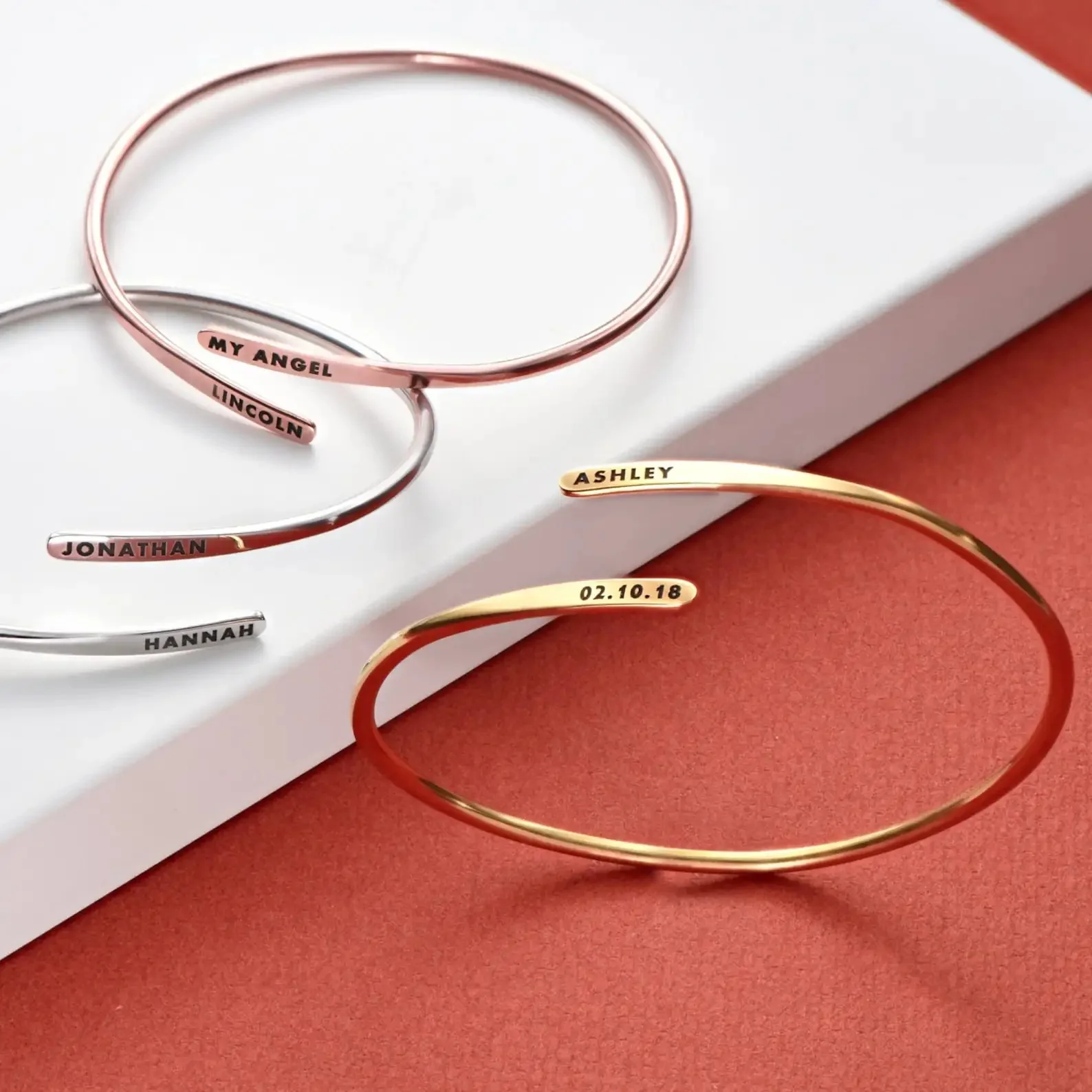 Engraved Adjustable Cuff Bracelet - Image 5