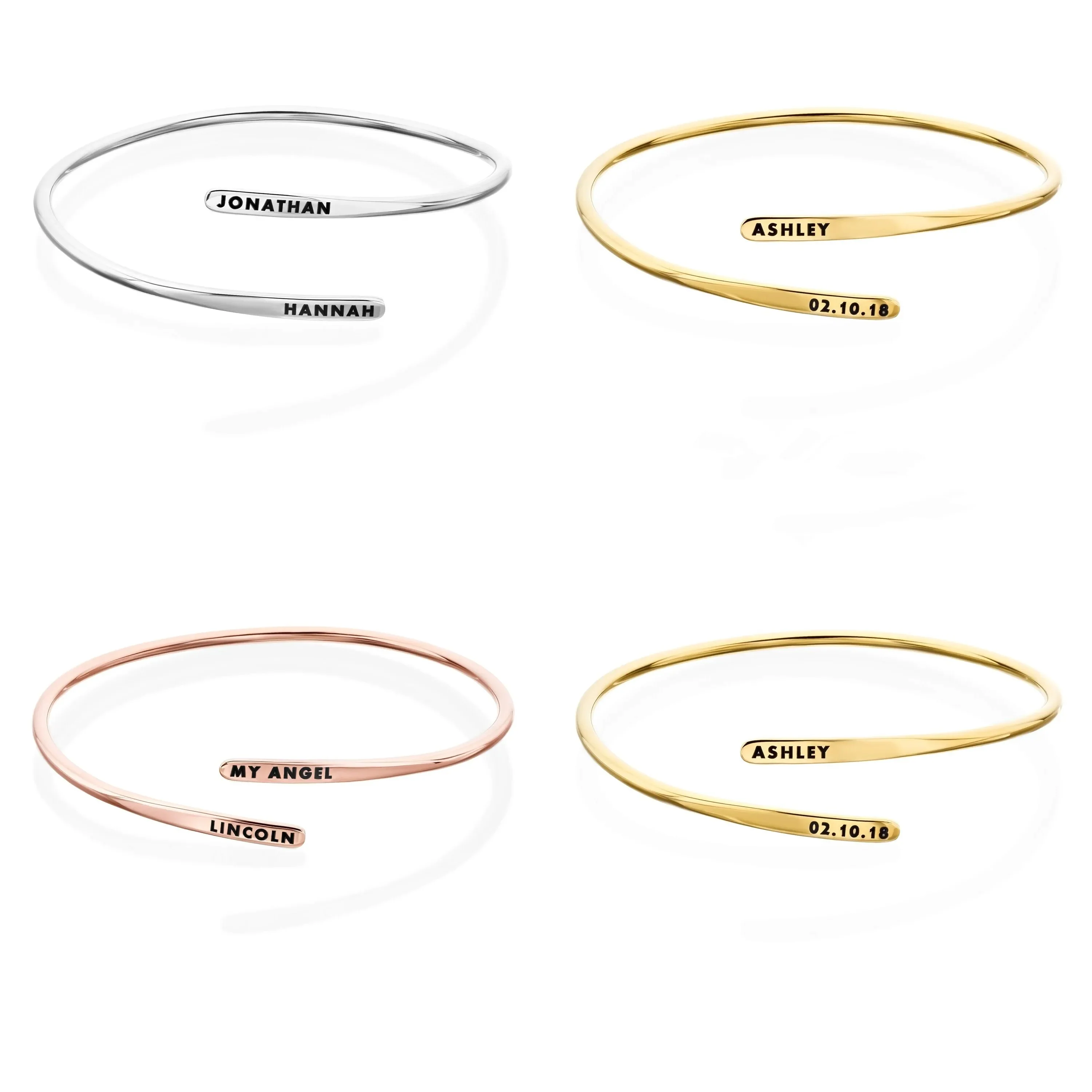 Engraved Adjustable Cuff Bracelet - Image 6