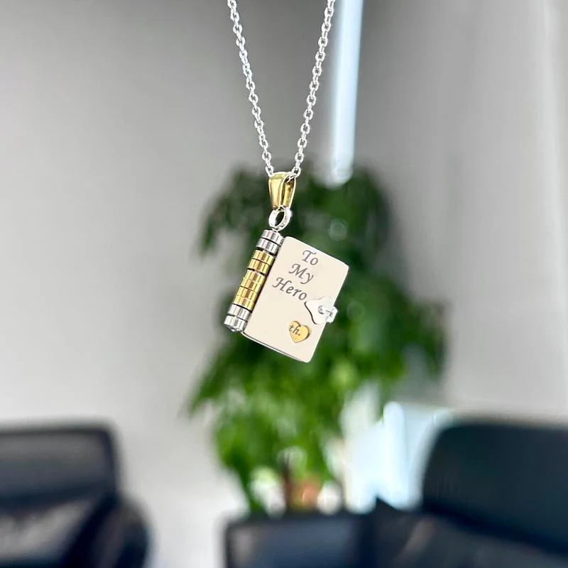 Eternal Love Book Necklace - Image 11