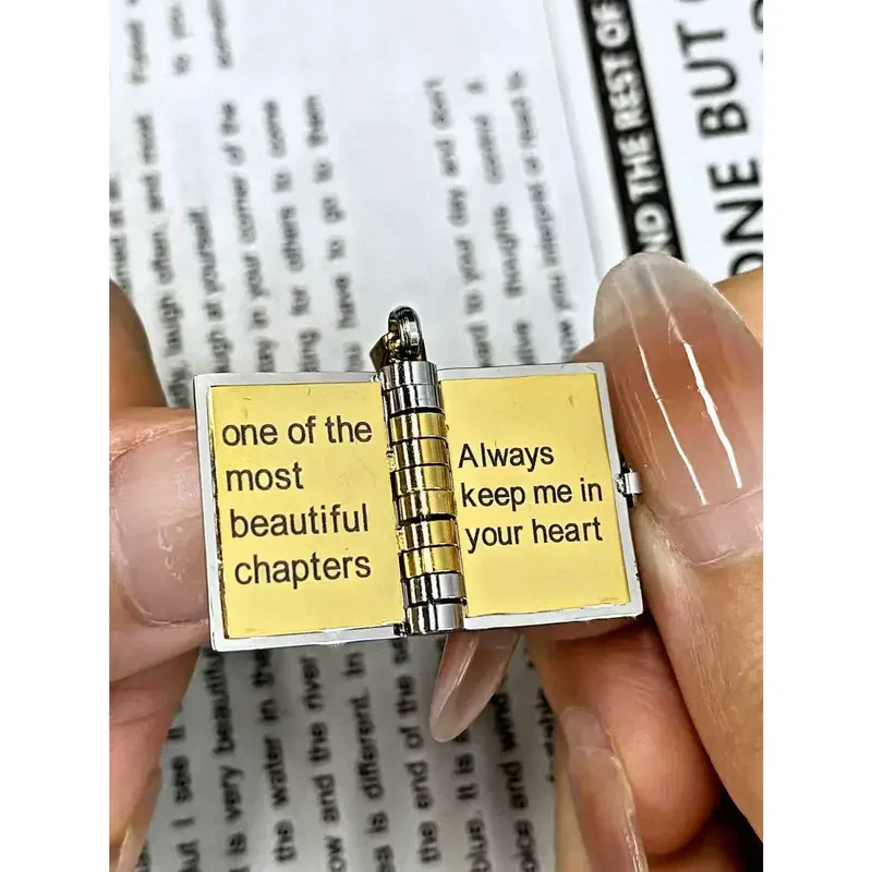 Eternal Love Book Necklace - Image 4
