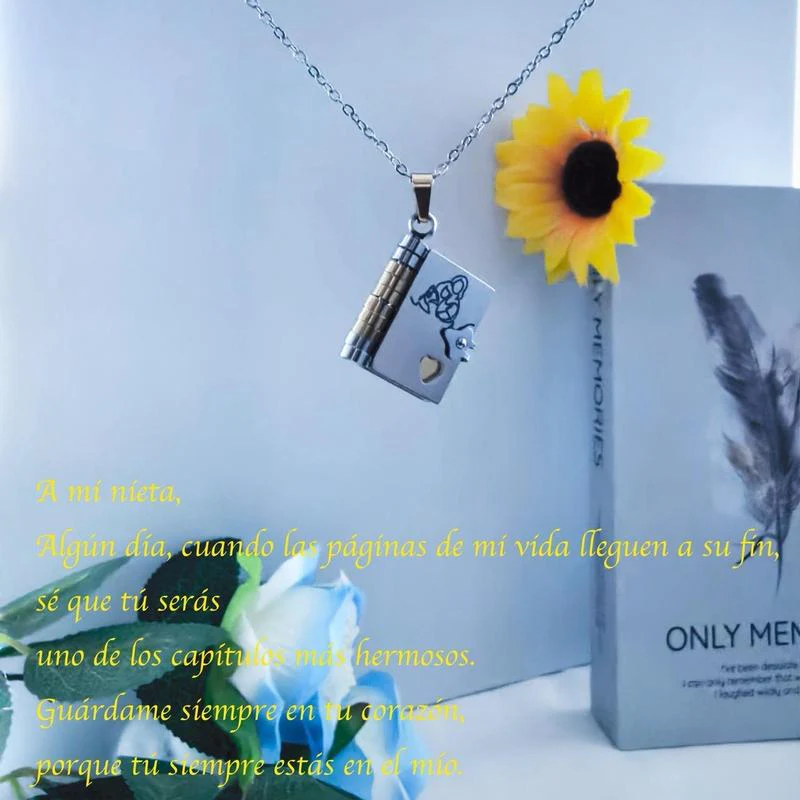 Eternal Love Book Necklace - Image 7
