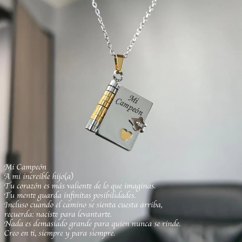 Eternal Love Book Necklace - Image 8