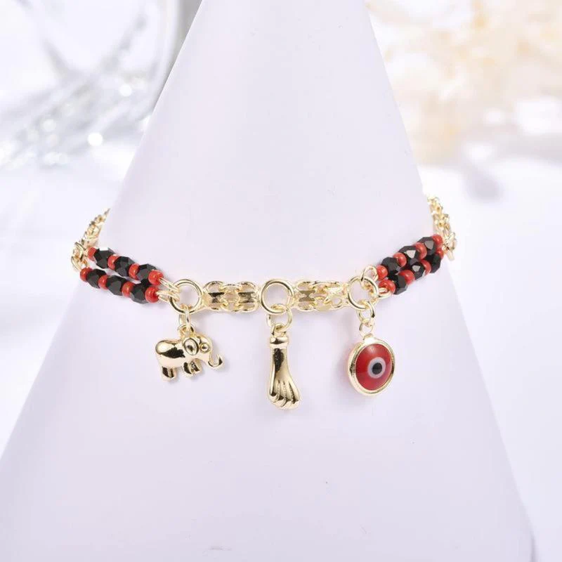 Evil Eye Elephant Bracelet - Image 3