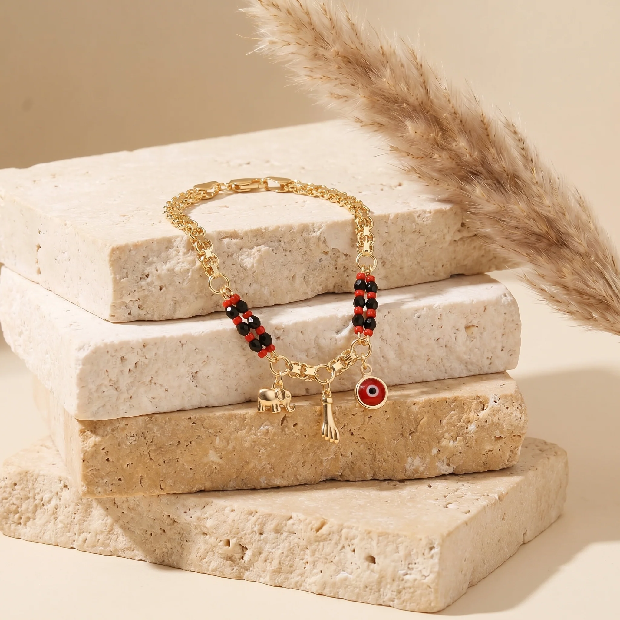 Evil Eye Elephant Bracelet - Image 8