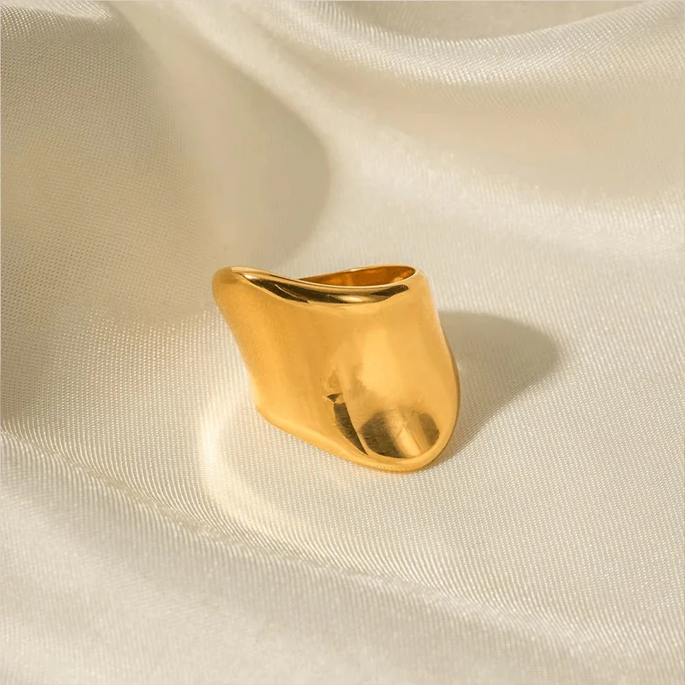 Exaggerated Chunky Uneven "O" Ring - Image 3