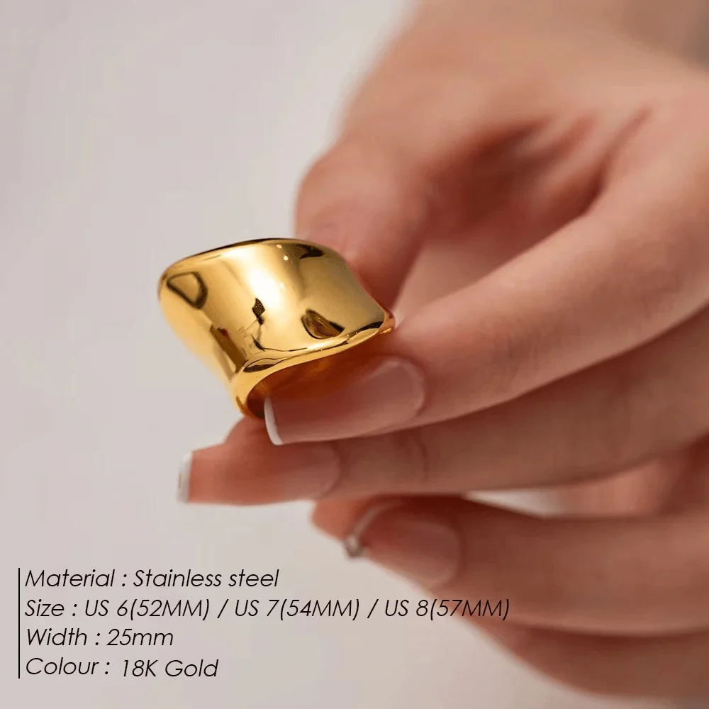Exaggerated Chunky Uneven "O" Ring - Image 6