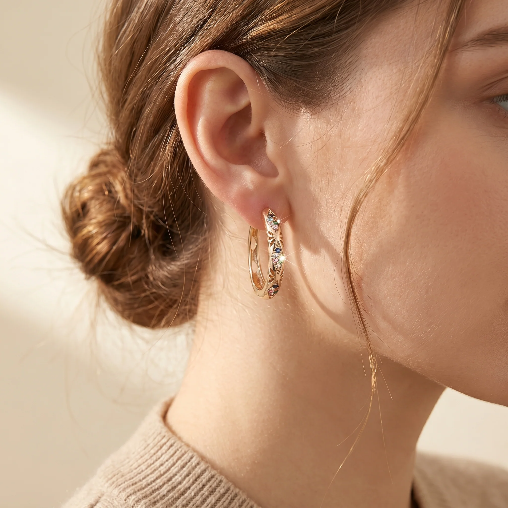 Exquisite Colorful Earrings - Image 2